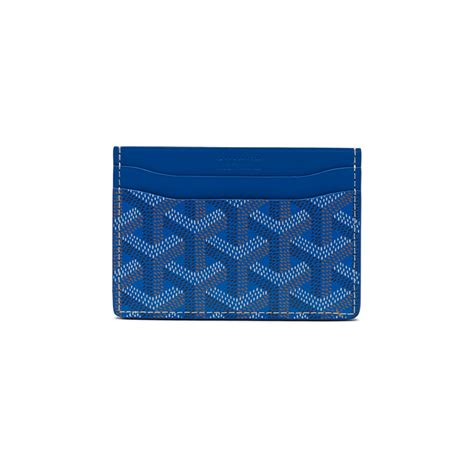 royal blue goyard card holder|Goyard card holder retail price.